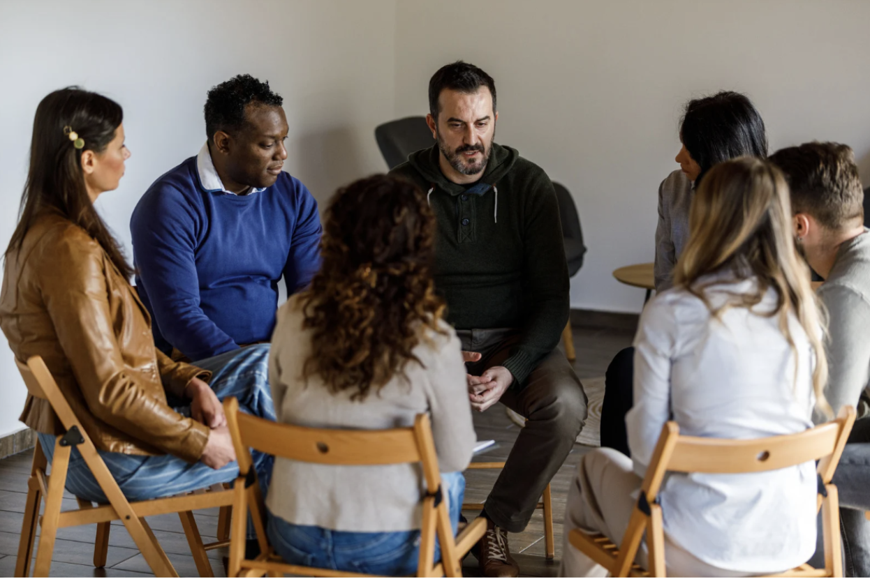 A therapy group