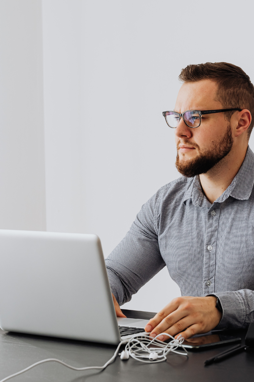 a man participated in a virtual IOP program